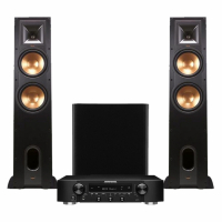 Marantz NR1200 & Klipsch R-28F med W120 Stereopaket 2.1