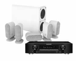 Q Acoustics 7000i Plus med Marantz NR1509, svart