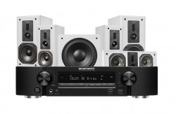 Marantz NR1509 & Dynavoice Definition DM-6 paket 5.1, vitt