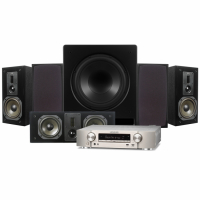 Marantz NR1510 & Dynavoice Definition DM-6 Hemmabiopaket, svart