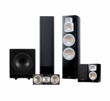 Yamaha NS-777 Hgtalarpaket Hemmabio 5.1 med Dynavoice CSB-V12