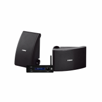 System One A50BT & Yamaha NS-AW592 Svarta Utomhushgtalare Stereopaket