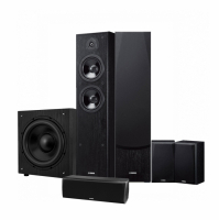 Yamaha NS-F51 med System One W120 Hgtalarpaket Hemmabio Golvhgtalare 5.1