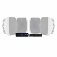 System One A50BT med SC4B & 2 par System One OD570 Utomhushgtalare