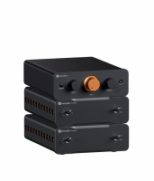 Fosi Audio P4 försteg med dubbla V3 Mono, kompakt stereokombo