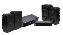 Klipsch PowerGate med 2 par CP-6 & SC4B högtalarväxel, utomhuspaket