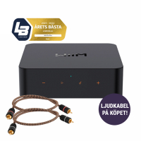 WiiM PRO Plus ntverksstreamer med Proson RCA-ljudkabel p kpet