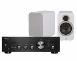 Pioneer A-40AE & Q Acoustics 3020i vita, stereopaket