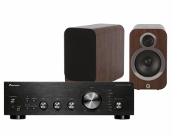 Pioneer A-40AE & Q Acoustics 3020i valnöt, stereopaket