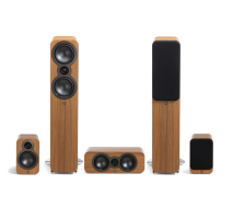 Q Acoustics 3050c Högtalarpaket för surround 5.0, ljus ek