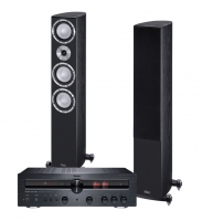 Magnat MR780 & Quantum 727 svarta, stereopaket