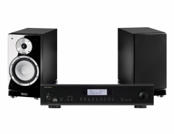 Rotel A12 & Magnat Quantum 753 svarta, stereopaket