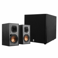 Klipsch R-51PM & System One W120 Aktivt Högtalarpaket 2.1, svart