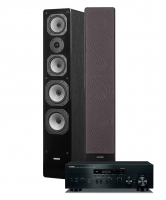 Yamaha MusicCast R-N402D & Dynavoice Challenger M-65 EX v4 Svarta, stereopaket