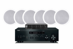 Yamaha MusicCast R-N402D med 3 par System One IC820, allrumspaket