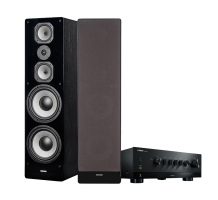 Yamaha R-N800A & Dynavoice Challenger M-105 EX v4 Stereopaket Golvhögtalare