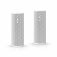 Sonos Roam 2 brbar IP67-hgtalare med Wifi & Bluetooth, vitt 2-PACK