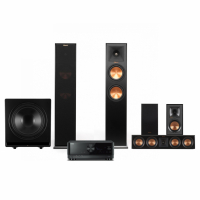 Yamaha RXV-6A & Klipsch RP-260F Högtalarpaket 5.1 LUX, svart