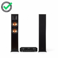 Marantz NR1200 & Klipsch RP-5000F Stereopaket, svart