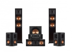 Marantz SR6014 & Klipsch RP-6000F högtalarpaket 5.1, svart