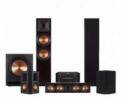 Marantz SR7013 & Klipsch RP-8000F högtalarpaket 5.1, svart
