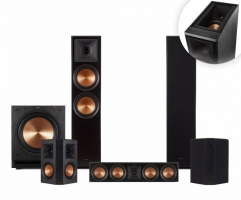 Klipsch RP-8060F högtalarpaket 5.1.2, svart
