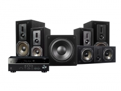 Yamaha RX-V585 & Dynavoice Definition DM-6 paket 5.1, svart