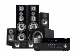 Yamaha RX-V685 & Dynavoice Challenger M-105 biopaket 5.1, svart
