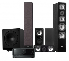 Yamaha RXV-6A & Dynavoice Challenger M-65 Högtalarpaket 5.1, svart