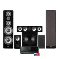 Yamaha RX-V6A & Dynavoice Challenger M-105 EX v4 Hemmabiopaket 5.1 Svart