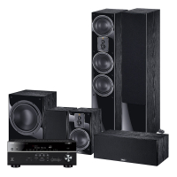 Yamaha HTR-6072 & Magnat Signature S507 högtalarpaket 5.1, svart