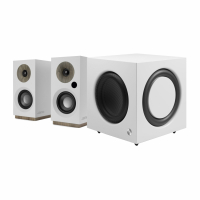 Jamo Studio-8 S801PM & Audio Pro SW-10 Aktivt Hgtalarpaket 2.1 Vitt