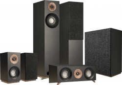 Jamo S-805 Hgtalarpaket 5.1, svart