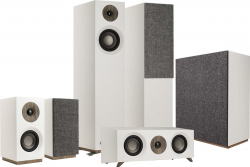Jamo S-805 Hgtalarpaket 5.1, vitt