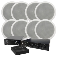 SMSL Audio SA98E med System One SC4B högtalarväxel & System One IC620, 4 par