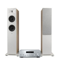 Yamaha R-N600A & JBL Stage 260F Latte Stereosystem med streaming
