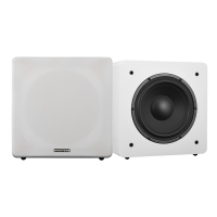 Dynavoice Challenger Sub 8 aktiv subwoofer, vitt 2-PACK