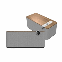 Klipsch The One Plus aktiv hgtalare med Bluetooth & USB-C, valnt 2-PACK
