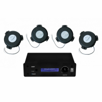 System One A50BT & 4 st Dayton Audio TT25-8, Basshaker-paket