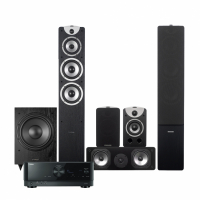 Pioneer VSX-534 & Dynavoice Magic F-7 EX v3 Hemmabiopaket 5.1 Svart