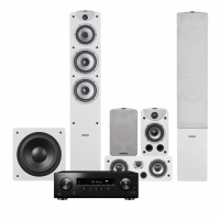 Pioneer VSX-534 & Dynavoice Magic F-7 EX v3 Hemmabiopaket 5.1 Vitt