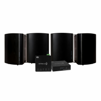 Dayton Audio WB40A & DLS MB5i Svarta Utomhushgtalare, 2-PACK
