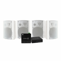 Dayton Audio WB40A & DLS MB5i Vita Utomhushgtalare, 2-PACK