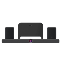 WiiM Bar med Sub Pro & Sound Lite hemmabiopaket 5.1.2 med Dolby Atmos, svart