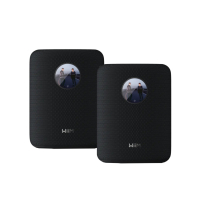 WiiM Sound streaminghögtalare med Touchdisplay, svart 2-PACK