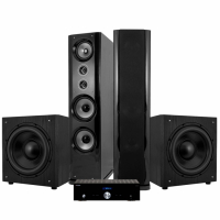 Advance Acoustic X-i75 med System One SF-168B & dubbla subwoofers, stereopaket