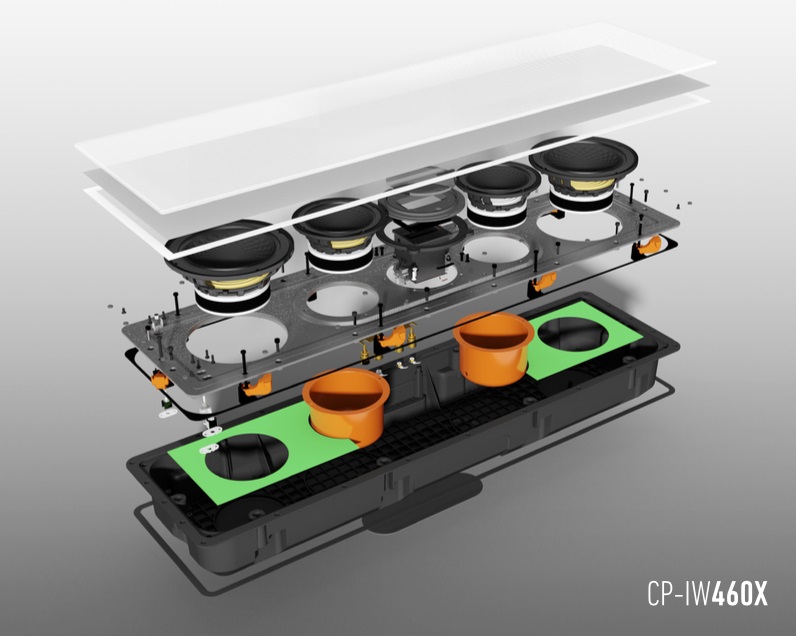 Köp Monitor Audio CP-IW460X inbyggnadshögtalare med backbox för vägg, styck  på Ljudfokus.se!