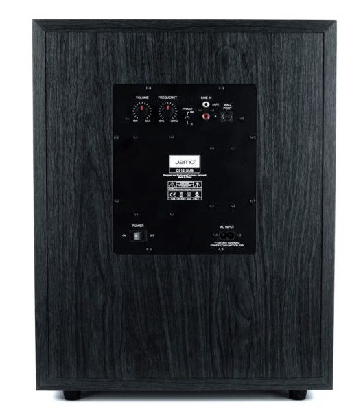 Jamo C910 SUB, aktiv subwoofer svart Jamo Högtalare Ljudfokus.se