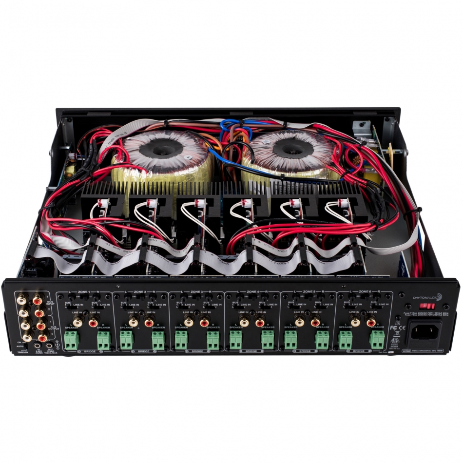 Dayton Audio MA1260, 12-kanals slutsteg Dayton Audio  Förstärkare 