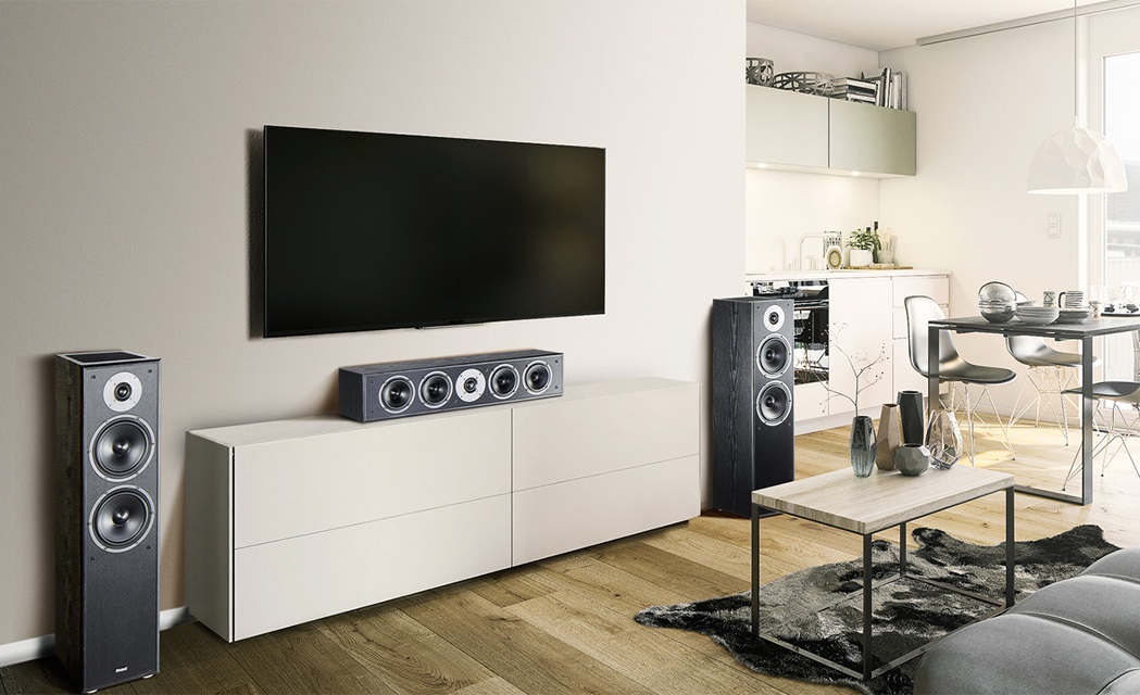 Köp Magnat Monitor S80 ATM golvhögtalare med Dolby Atmos, svart par på Ljudfokus.se!